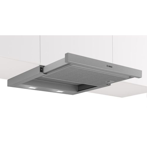 Hotte télescopique Bosch DFM064W54 - Série 2 - Encastrable - 388 m³/h - 67 dB - 3 vitesses - Silver