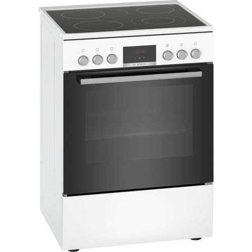 Cuisinière électrique Bosch HKR39C220 - Série 4 - Pose libre - Blanc