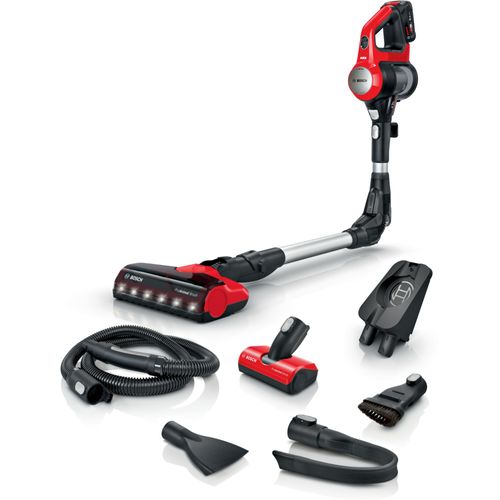 Balai électrique Bosch BCS711PET - Réservoir 0,3 L - Rouge tornade