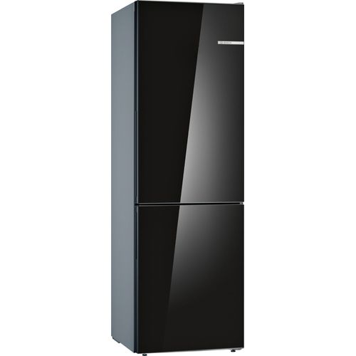 Réfrigérateur combiné Bosch KGV36VBEAS - Série 4 - Pose libre - 308 L - 186 x 60 x 65 cm - 2 portes - Noir