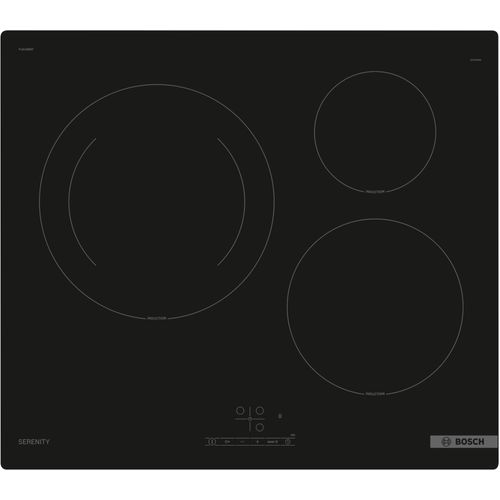 Table à induction Bosch PIJ61SBB5F - Série 4 - 59,2 x 5,1 x 52,2 cm