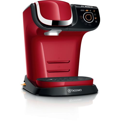 Machine multi-boissons Bosch TAS6503 - 1500 W - Café, Café crème, Cappuccino, Chocolat chaud, Espresso, Lait chaud, Latte Macchiato, Thé - Rouge