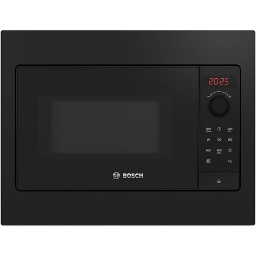 Micro-ondes Bosch BFL523MB4 - Série 2 - Encastrable - 800 W - 20 L - Noir