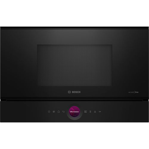 Micro-ondes Bosch BFL9221B1 - Série 8 - Encastrable - 900 W - 21 L - Noir