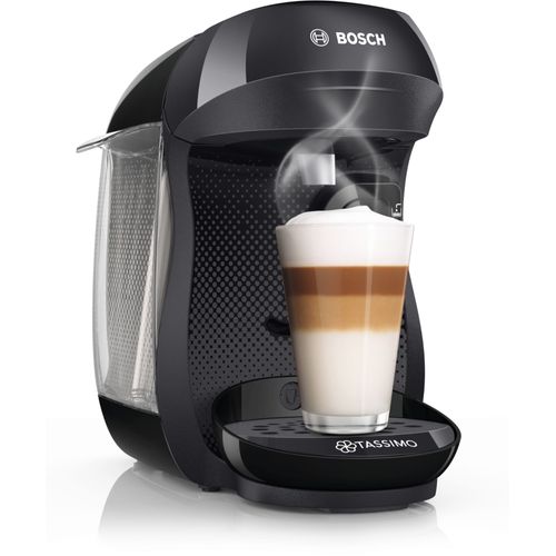Machine multi-boissons Bosch TAS1002N - 1400 W - Café, Café crème, Cappuccino, Chocolat chaud, Espresso, Lait chaud, Latte Macchiato, Thé - Noir profond