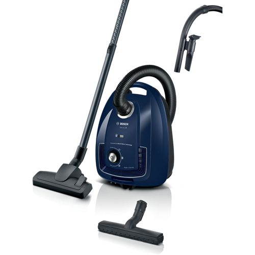Aspirateur traîneau Bosch BGB38BU3H - Série 4 - 79 dB - Bleu