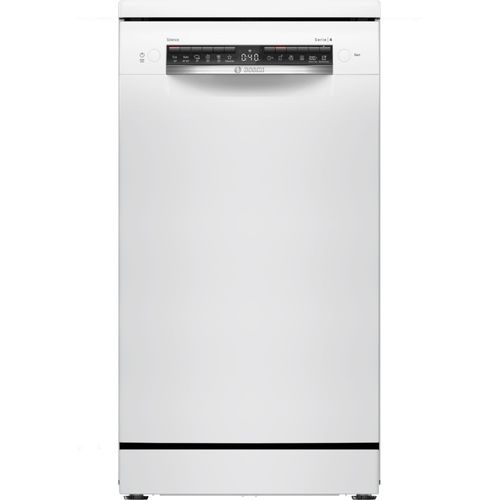 Lave-vaisselle Bosch SPS4EMW61E - Série 4 - Pose libre - 10 couverts - 84,5 x 45 x 60 cm - Wi-Fi - Blanc
