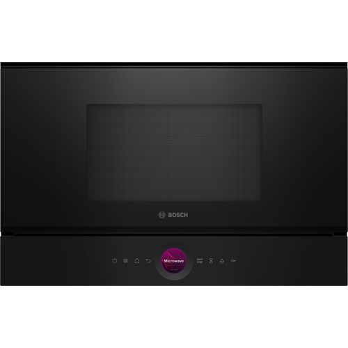 Micro-ondes Bosch BFL7221B1 - Série 8 - Encastrable - 900 W - 21 L - Noir
