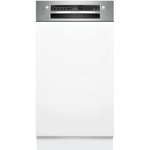 Lave-vaisselle Bosch SPI2HKS42E - Série 2 - Encastrable - 10 couverts - 81,5 x 44,8 x 57,3 cm - Wi-Fi - Acier brossé