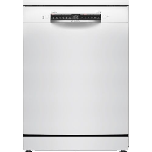 Lave-vaisselle Bosch SMS6ZCW10E - Série 6 - Pose libre - 14 couverts - 84,5 x 60 x 60 cm - Wi-Fi - Blanc