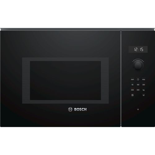 Micro-ondes Bosch BFL554MB0 - Série 6 - Encastrable - 900 W - 25 L - Noir