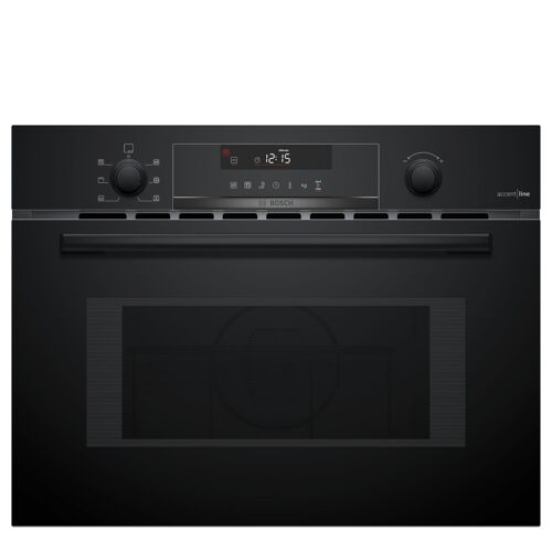 Four micro-ondes compact Bosch CMA485GB2 - Série 6 - Encastrable - 900 W - 44 L - Noir