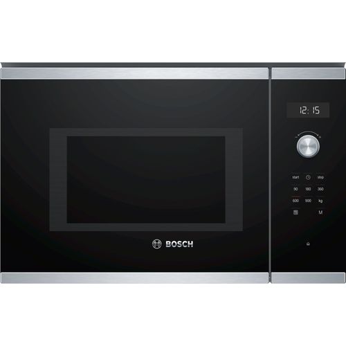 Micro-ondes Bosch BFL554MS0 - Série 6 - Encastrable - 900 W - 25 L - Inox