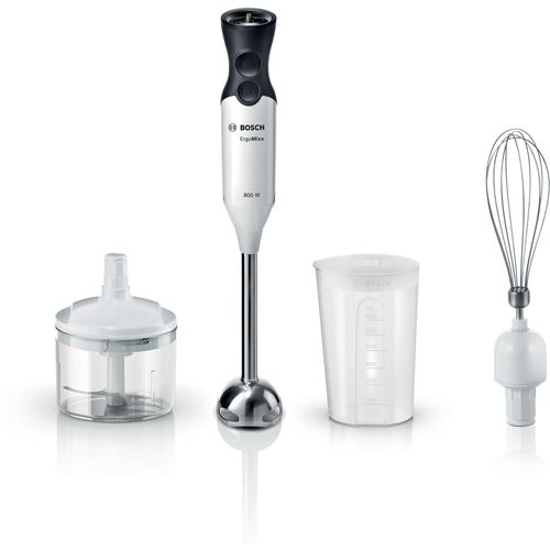 Mixeur-plongeur Bosch MS6CA4150 - 800 W - 12 puissances - Blanc