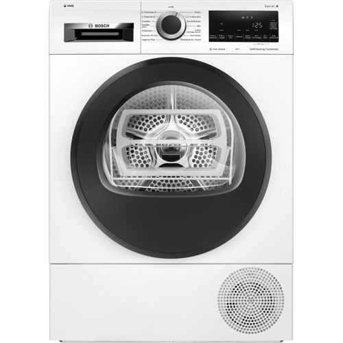 Sèche-linge pompe à chaleur Bosch WQG245A0FR - Série 6 - 9 Kg - 64 dB - Blanc