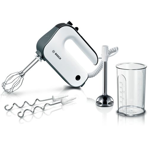 Batteur à main Bosch MFQ49700 - 850 W - 5 puissances - Blanc