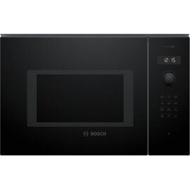 Micro-ondes avec gril Bosch BEL454MB1F - Série 4 - Encastrable - 900 W - 25 L - Noir