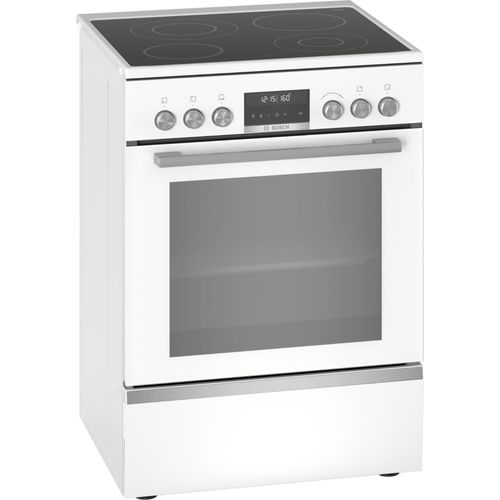 Cuisinière électrique Bosch HKS79R220 - Série 6 - Pose libre - Blanc