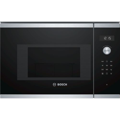 Micro-ondes avec gril Bosch BEL524MS0 - Série 6 - Encastrable - 800 W - 20 L - Inox