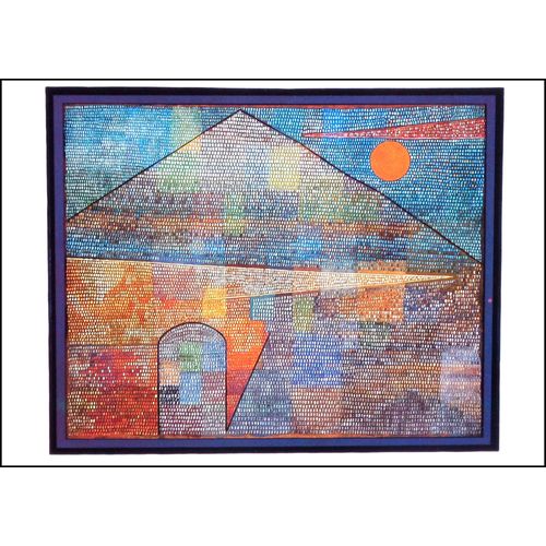 Klee Paul Lot 4 Cartes Postales Tableaux Peinture