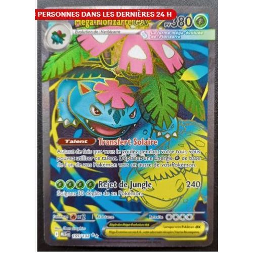 Pokémon Méga Florizarre Ex Fullart 155 / 132 Méga Évolution Meg