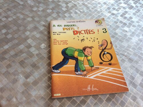 Musique Dictées 1 Ier Cycle Avec Leur Corrigé -  A Vos Marques , Prêts ? Dictées ! Volume 3 - Cahier - Manque Le Cd - Éditions H. Lemoine -