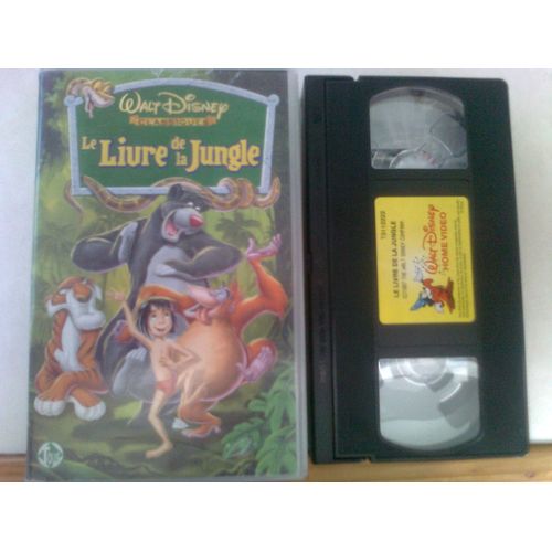 Cassette Vidéo Vhs - Le Livre De La Jungle - Walt Disney