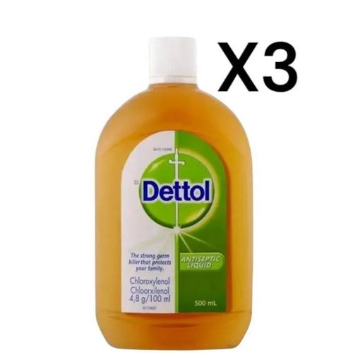 Dettol Liquid 500ml (Lot De 3) 