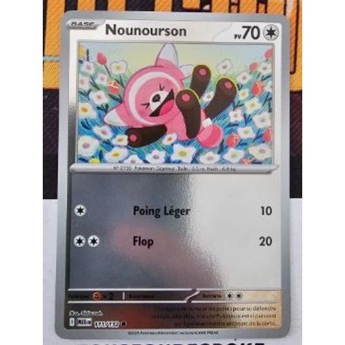 Pokémon Nounourson 111 / 132 Reverse Méga-Evolution