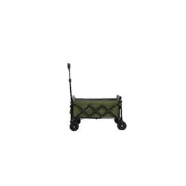 Poussette De Plage Pliable Et Légère, Adaptée Au Shopping, Au Camping, Au Sport Et À D'autres Activités, De Couleur Vert Militaire.