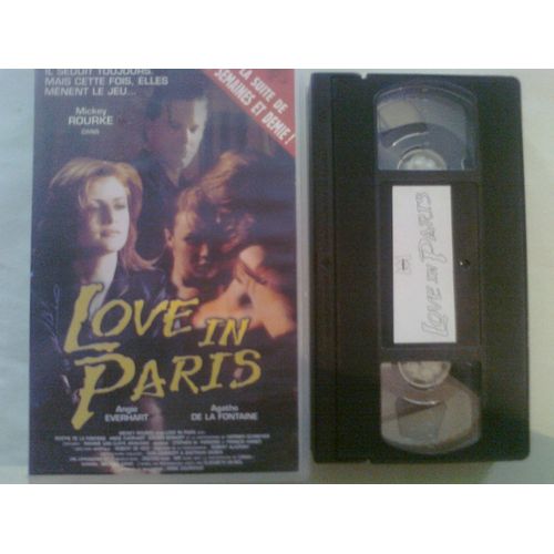 Cassette Vidéo Vhs - Love In Paris - Mickey Rourke