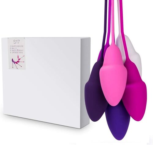 Boules De Geisha - 6 Boules Évolutives - Kegel Balls De Pour Le Contrôle De La Vessie Et Les Muscles Du Plancher Pelvien - Recommandé Par Le Médecin