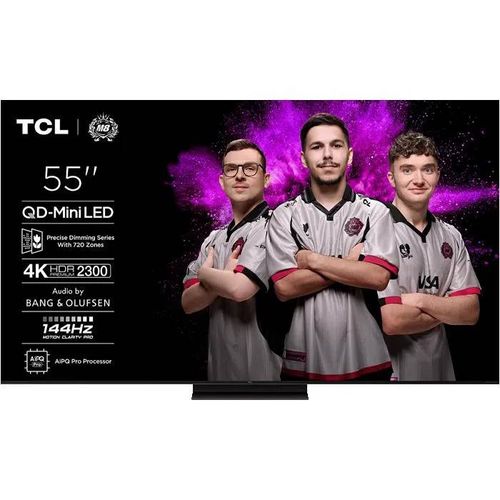 TCL 55C7K TV 139,7 cm (55") - 4K Ultra HD Smart TV - Wifi Métallique