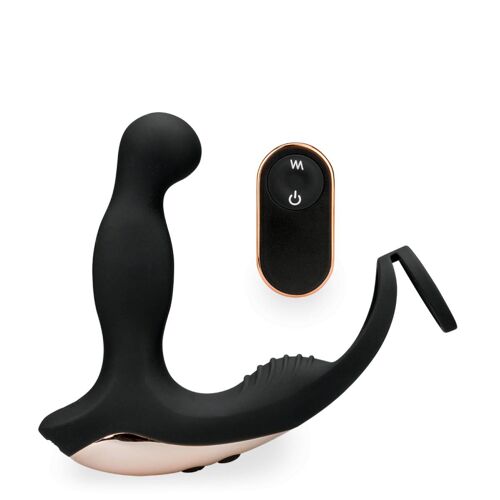Vibromasseur Sex Toy Homme Anal Stimulateur Prostatique Flapping Et Vibrant Avec Anneau Deep Orbit - Noir