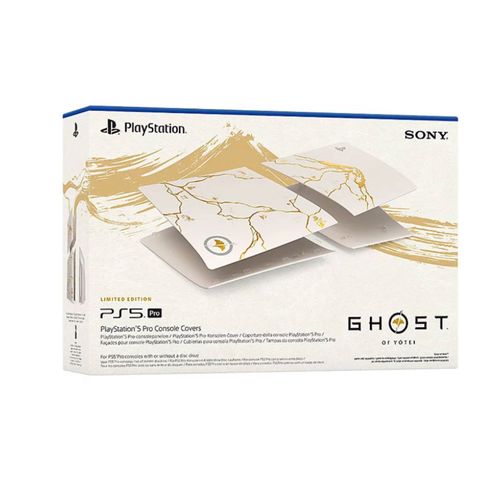 Façades pour console ps5 pro Édition limitée ghost of yotei gold