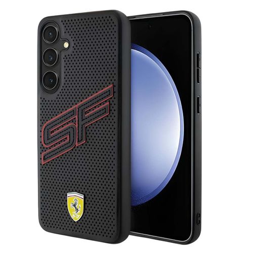 Coque Pour Galaxy S24 Au Design Perforé Antichoc Ferrari Noir