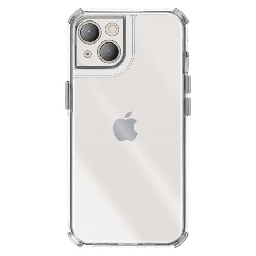 Coque pour iPhone 13 Renforcée Conception Bi-Matière Texturé Antidérapants Noir