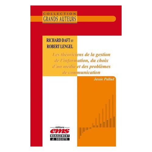 Richard Daft Et Robert Lengel. Les Théoriciens De La Gestion De L'information, Du Choix D'un Média Et Des Problèmes De Communication
