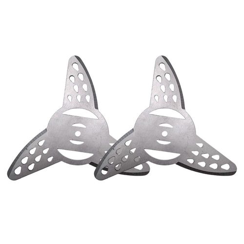 lames de tête de débroussailleuse en métal 150mm pour tondeuse à gazon électrique pièces de tondeuse à gazon accessoires d'outils - Type 2PCS