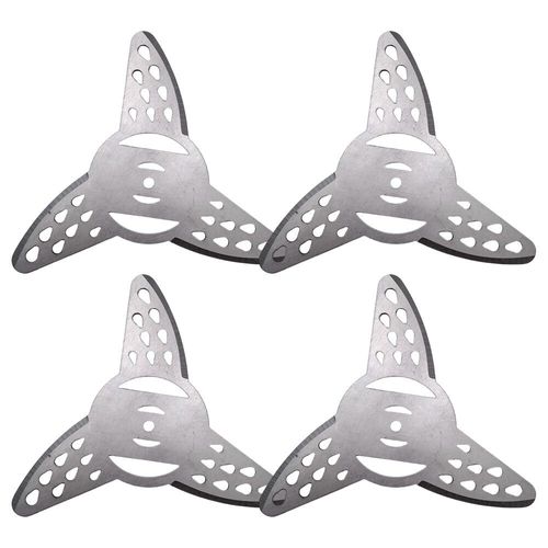 lames de tête de débroussailleuse en métal 150mm pour tondeuse à gazon électrique pièces de tondeuse à gazon accessoires d'outils - Type 4PCS
