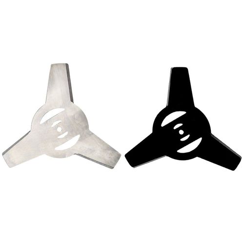Lame métallique de 150mm,3 dents pour coupe gazon électrique,débroussailleuse universelle,taille-bordures,lames de tête de débroussailleuse - Type 2Pcs Set
