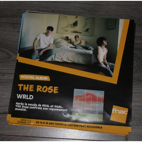 Rare Plv Souple 30x30cm The Rose Wrld / K-Pop / Magasins Fnac