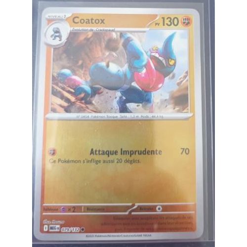 Pokémon Coatox 079 / 132 Reverse Méga-Evolution