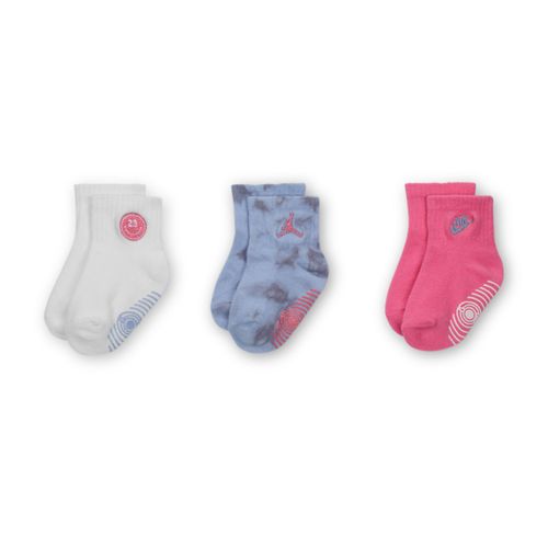 Chaussettes Antidérapantes Jordan Blue Jeans And Bling Pour Bébé (12 - 24 Mois) (3 Paires) - Bleu