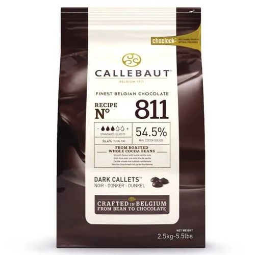 Callebaut Galets De Chocolat Noir - 2,5 Kg
