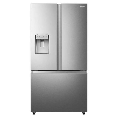 Réfrigérateur-congélateur Hisense RF793N4SASE - congélateur inférieur à porte française avec distributeur d'eau, distributeur de glaçons - WiFi - 91.4x73x178.5 cm (lxpxh) - 612 litres - classe ...