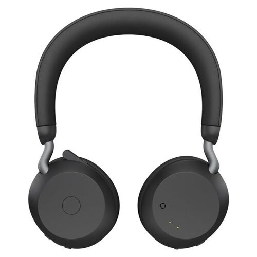 Jabra Evolve2 75 - Micro-casque - sur-oreille - Bluetooth - sans fil - Suppresseur de bruit actif - USB-C - isolation acoustique - noir - Optimisé pour la CU