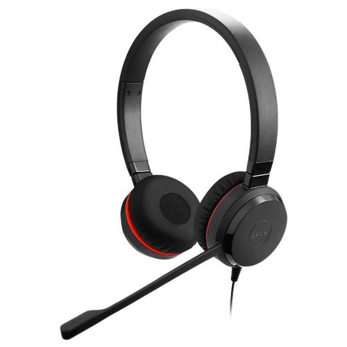 Jabra Evolve 30 II UC stereo - Micro-casque - sur-oreille - filaire - USB-C, USB-A - isolation acoustique - Certifié Alcatel-Lucent, Certifié Avaya, Certifié pour Microsoft Teams, Cisco...