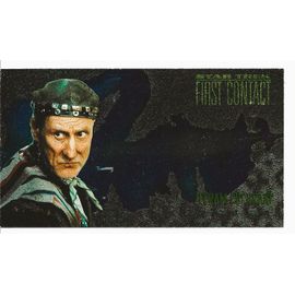 [ Trading Card ] 1996 " Star Trek : First Contact " Zefram Cochrane " Chase Card / Character Card C 9 Skybox Widevision