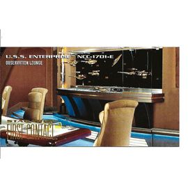 [ Trading Card ] 1996 " Star Trek : First Contact " U.S.S. Enterprise Ncc 1701-E " Chase Card E 6 ( Observation Lounge ) Skybox Widevision